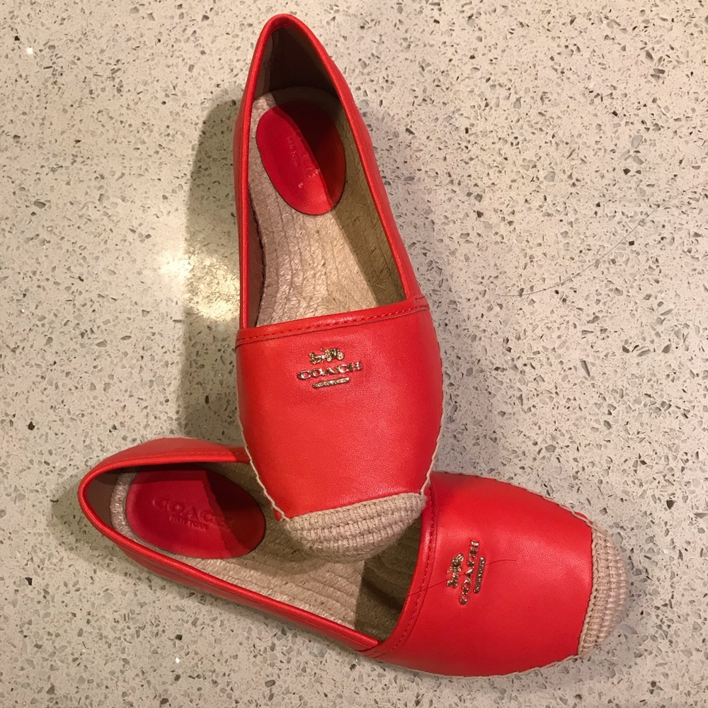 Coach espadrilles, 6, orange